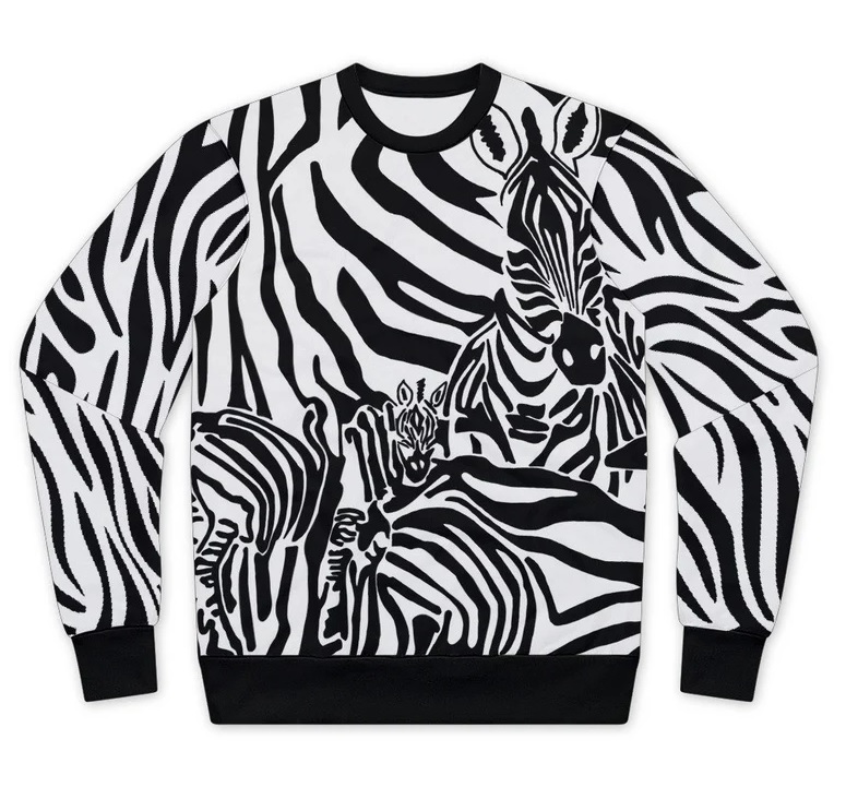 Two Zebra Sweatshirt