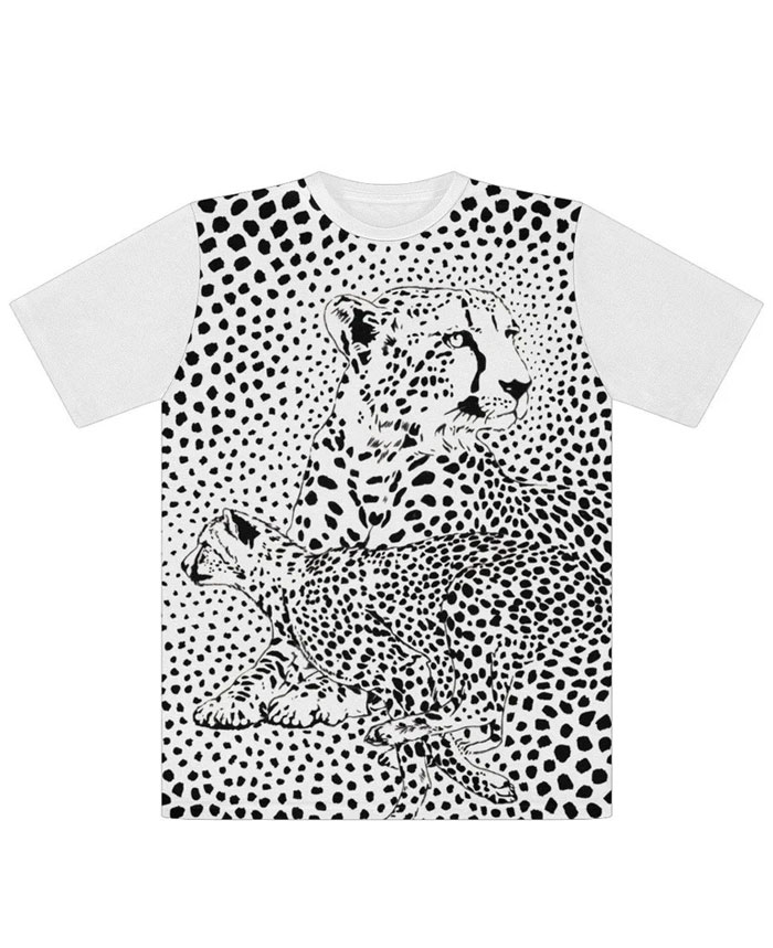Cheetah Print  T-shirt