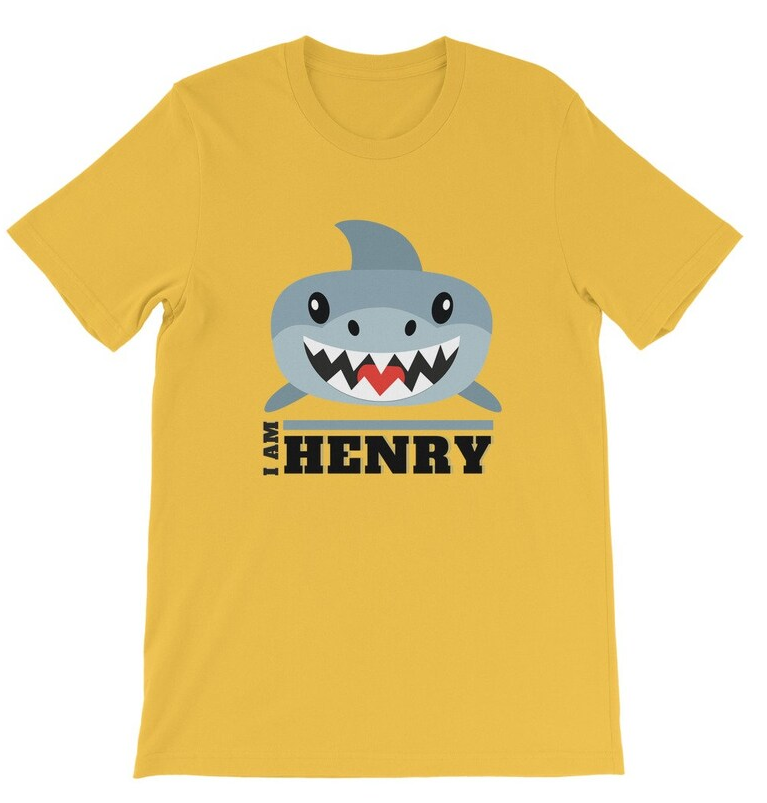 Personalised Shark T-Shirt